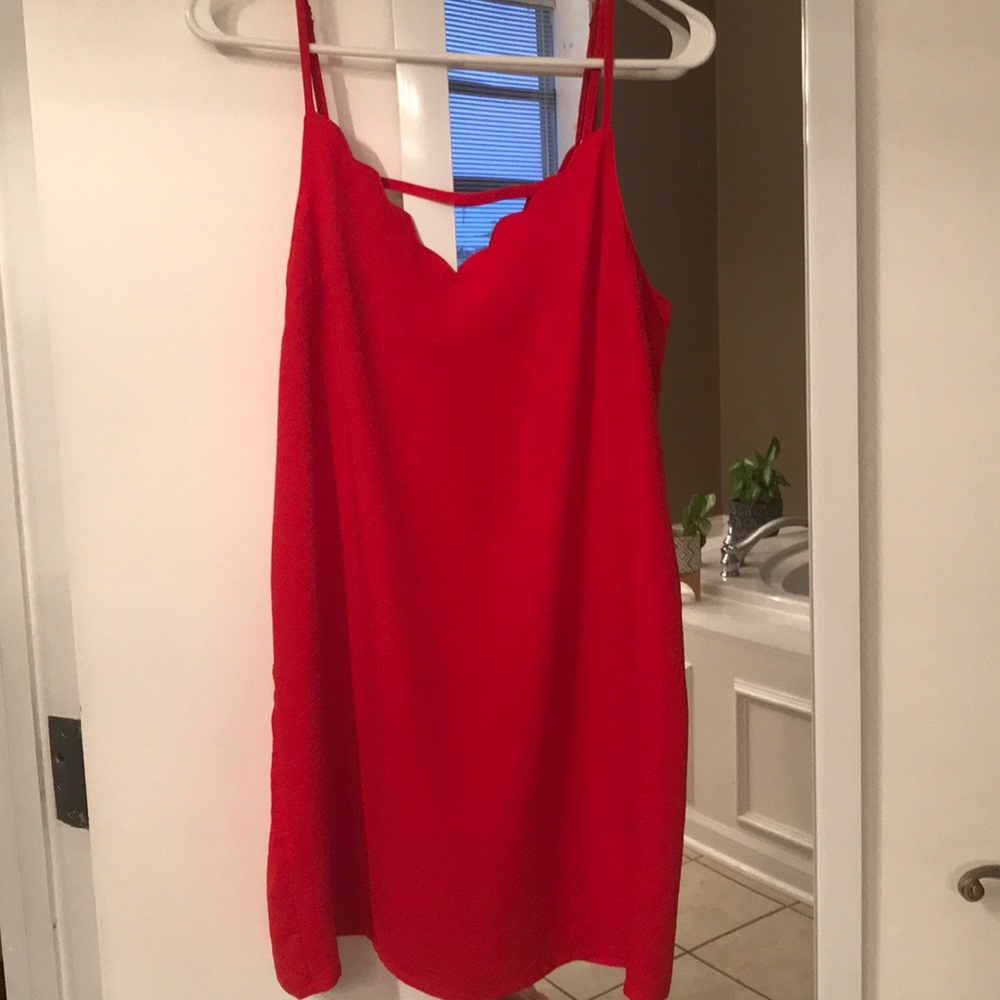 Gianni Bini red mini dress